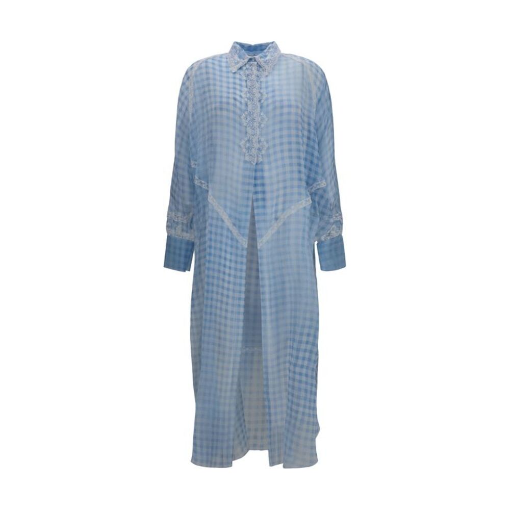 Ermanno Scervino Women Long Shirt Dress With Lace Details
